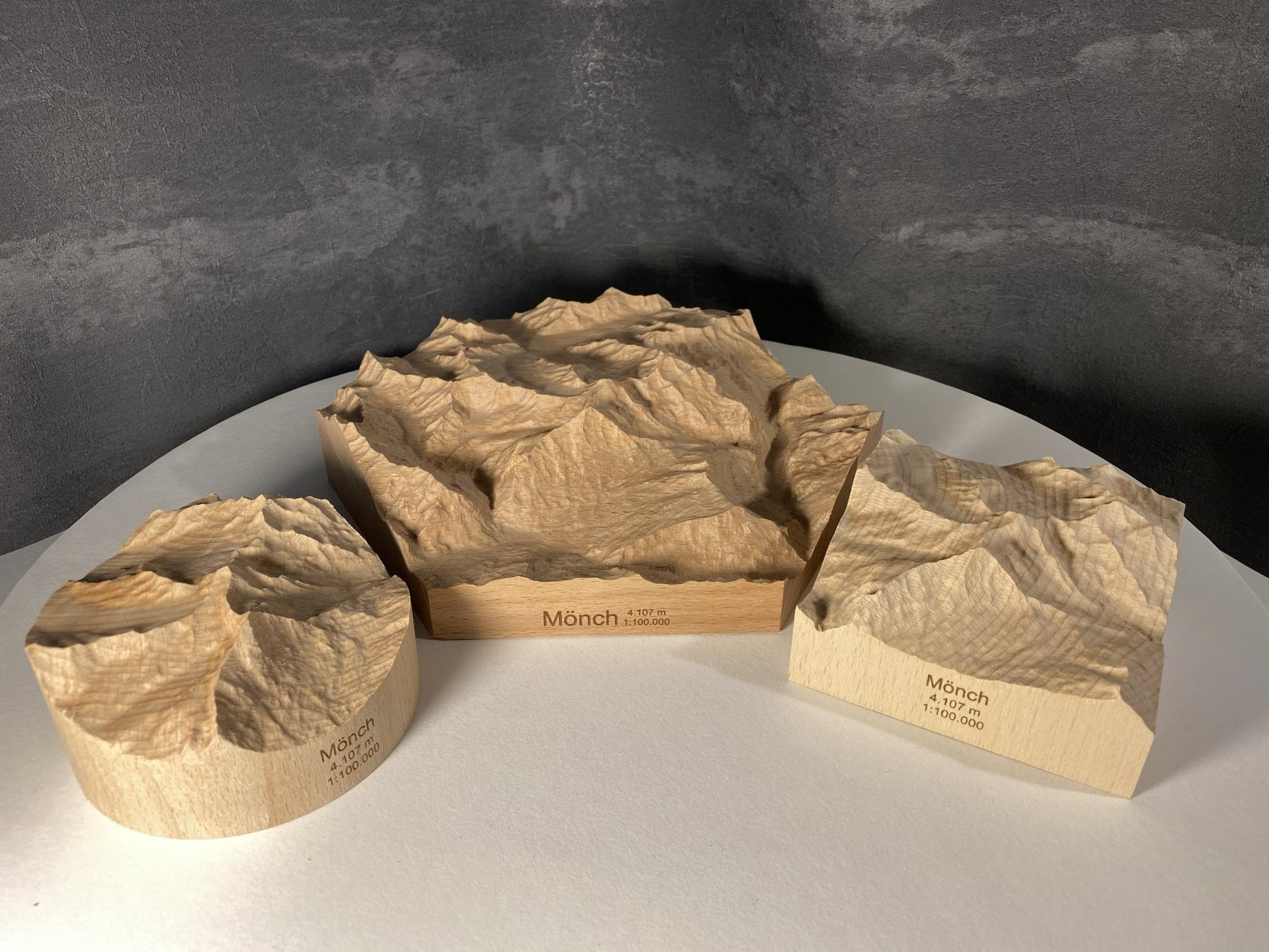 SUMMIT – Bergrelief Mönch, Eiger & Jungfrau - TreeDimension