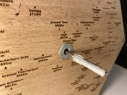 SUMMIT – Bergrelief Mönch, Eiger & Jungfrau - TreeDimension