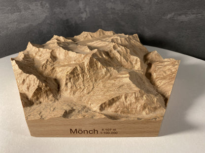 SUMMIT – Bergrelief Mönch, Eiger & Jungfrau - TreeDimension