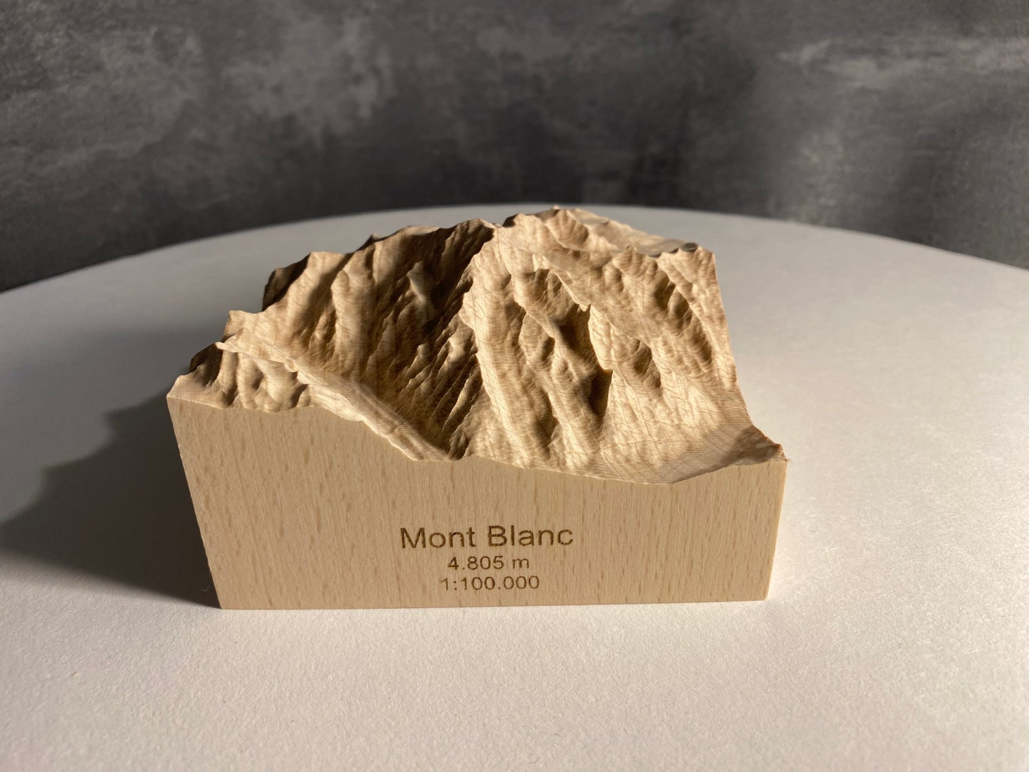 SUMMIT - Bergrelief Mont Blanc - TreeDimension