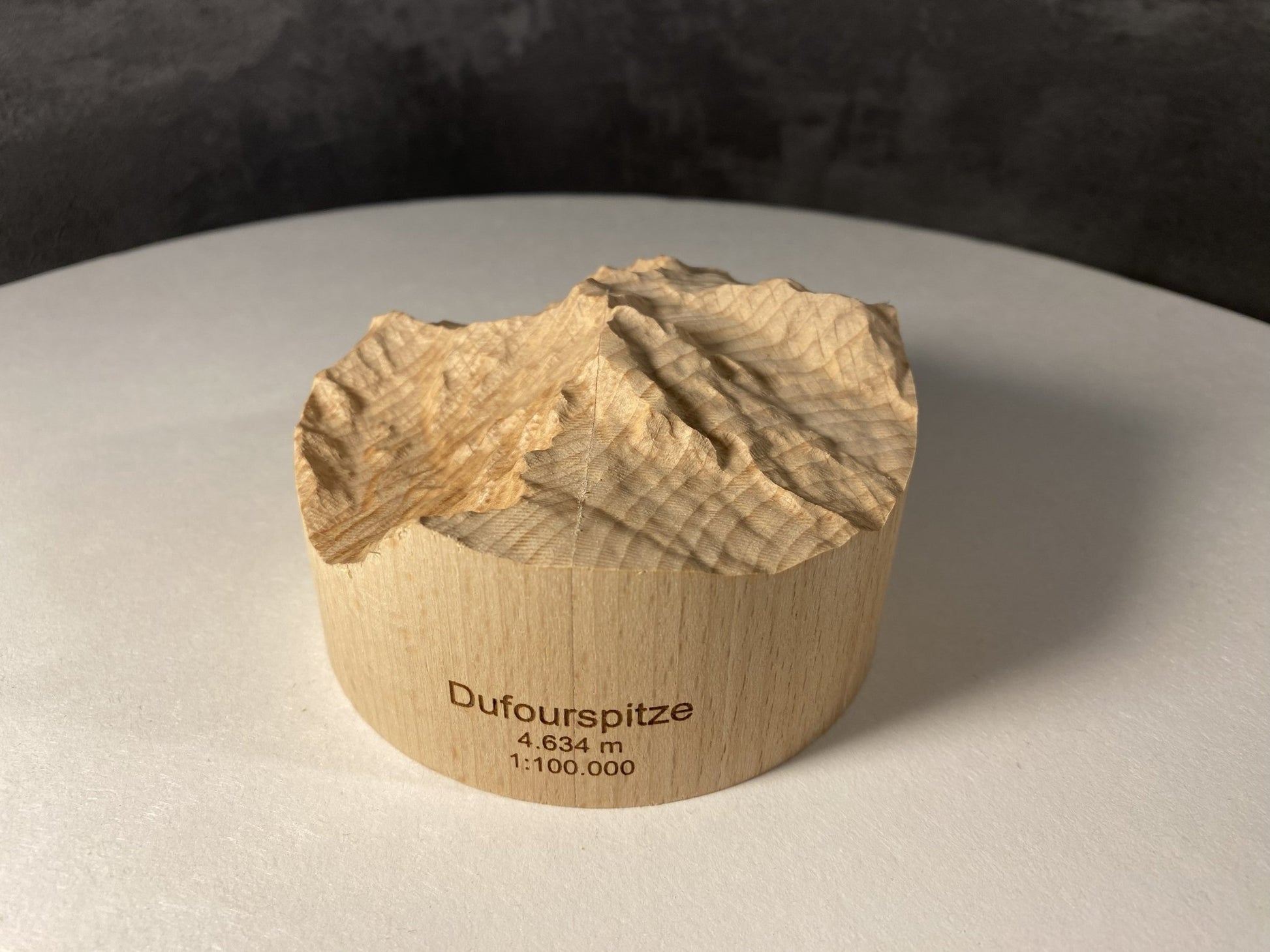 SUMMIT - Bergrelief Monte Rosa (Dufourspitze) - TreeDimension