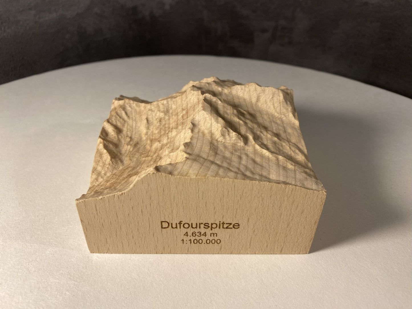 SUMMIT - Bergrelief Monte Rosa (Dufourspitze) - TreeDimension