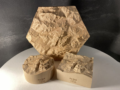 SUMMIT - Bergrelief Sella - Massiv (Dolomiten) - TreeDimension