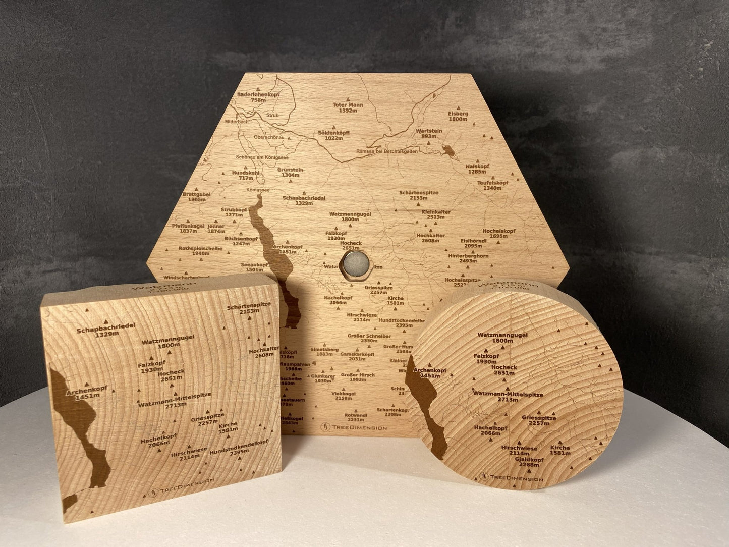 SUMMIT – Bergrelief Watzmann - TreeDimension